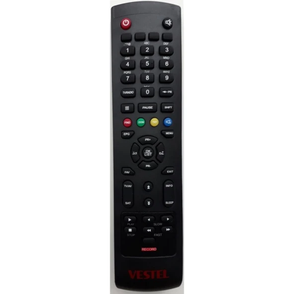 Vestel Kırmızı Logo Orijinal Kumanda