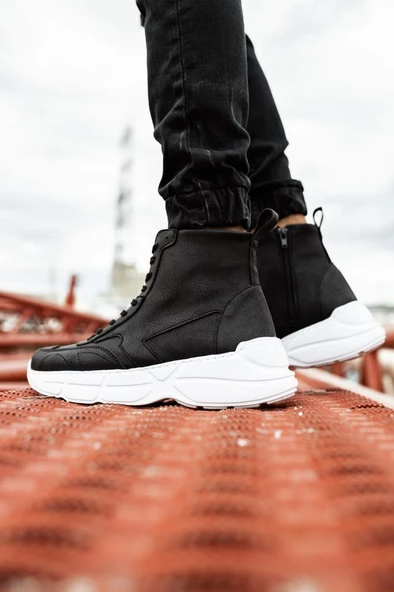 CH077 BT Erkek Spor Bot SIYAH - Resim 6