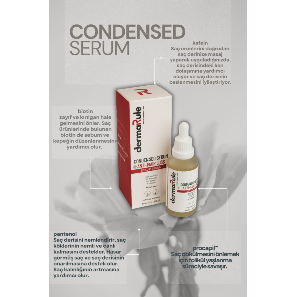 DERMARULE CONDENSED ANTI HAIR LOSS SCALP SERUM - Resim 3