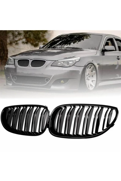 Bmw 5 serisi E60 ön panjur böbrek 2003-2010 Arası Uyumlu - 2