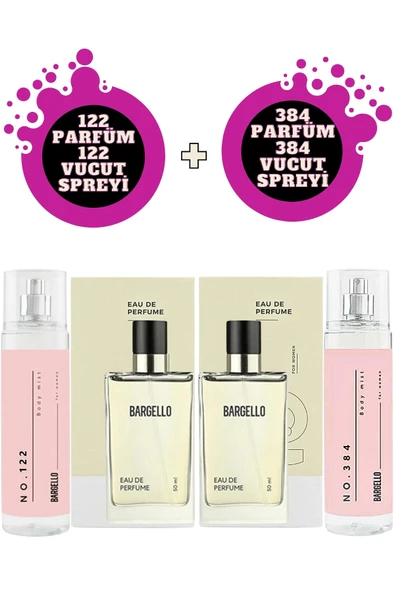 122 Oriental Kadın + 384 Floral Erkek Parfüm Seti ve Vücut Spreyleri ürün görseli