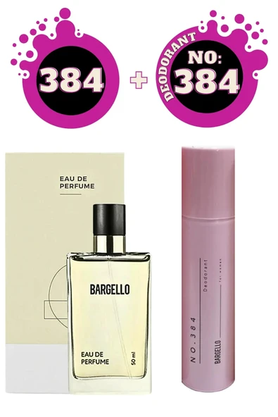 384 Edp Floral 50 ml Kadın Parfüm + No:384 Deodorant 150 ml