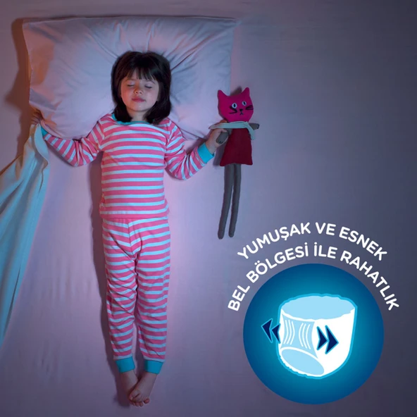 Drynites Emici Gece Külodu/Külot Bez Kız 8-13 Yaş 30-48KG Large 81 Adet 9PK*9 Alt Islatmalara Karşı - 6
