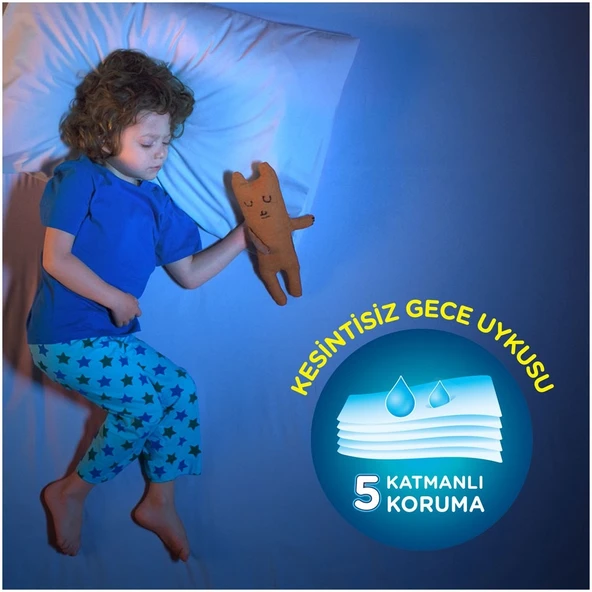 Drynites Emici Gece Külodu/Külot Bez Erkek 8-13 Yaş 30-48KG Large 18 Adet 2PK*9 AltIslatmalara Karşı - 4