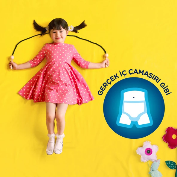 Drynites Emici Gece Külodu/Külot Bez Kız 8-13 Yaş 30-48KG Large 45 Adet 5PK*9 Alt Islatmalara Karşı - Resim 5