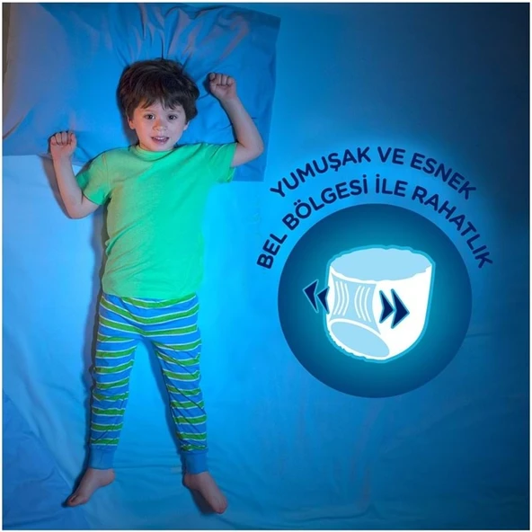 Drynites Emici Gece Külodu/Külot Bez Erkek 8-13Yaş 30-48KG Large 108Adet 12PK*9 AltIslatmalara Karşı - Resim 5