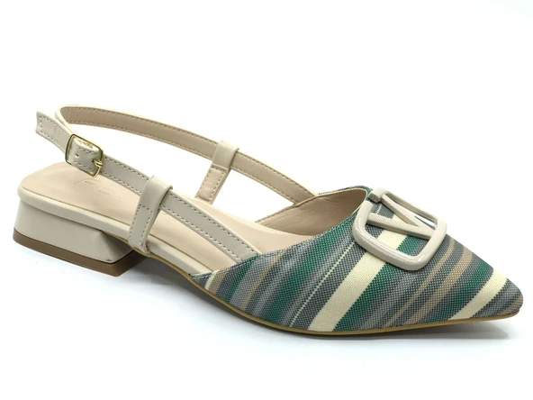 Feles 01-902 V Toka Kadın Babet Ayakkabı - Resim 3