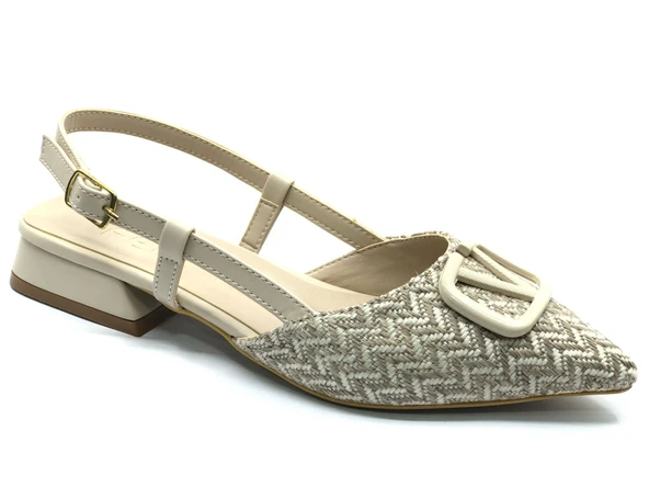 Feles 01-902 V Toka Kadın Babet Ayakkabı - Resim 4