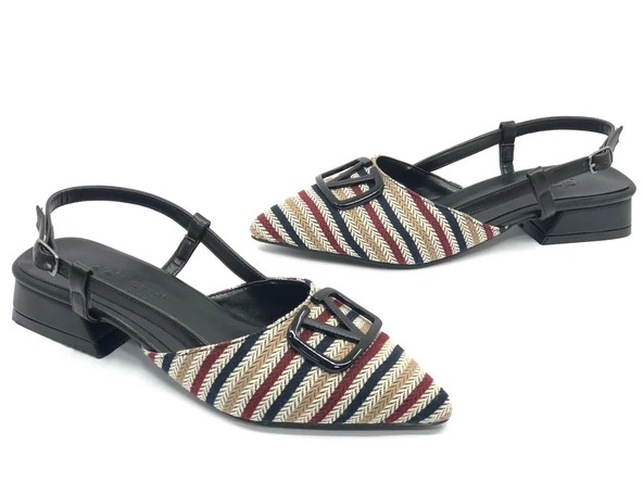 Feles 01-902 V Toka Kadın Babet Ayakkabı - Resim 12