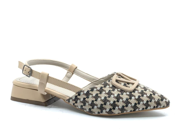 Feles 01-902 V Toka Kadın Babet Ayakkabı - Resim 9