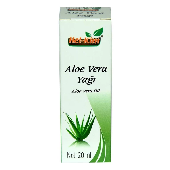 Hel-Kim Aloe Vera Yağı Doğal Saf Sarı Sabır Otu Yağı 20 ML - 3