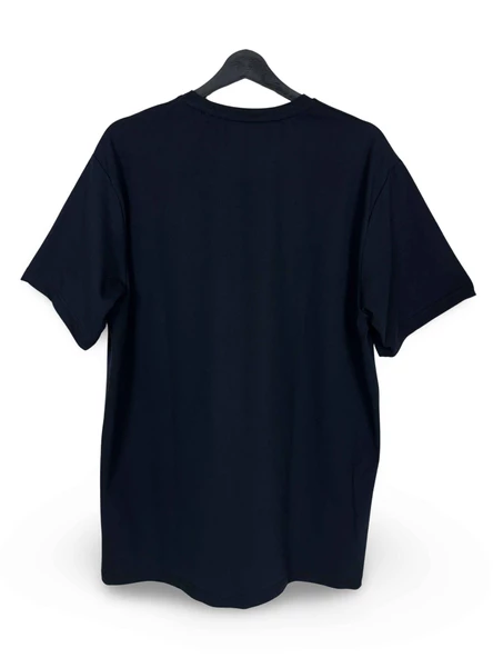 Sevimli Hayalet Casper Nostalji Baskılı Loose Fit Bisiklet Yaka Unisex Tişört Siyah - 2