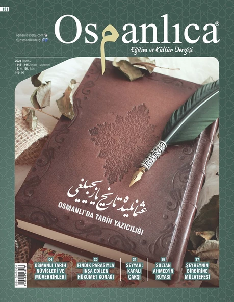 Osmanlıca Dergi 131.Sayı Temmuz 2024 ürün görseli 1