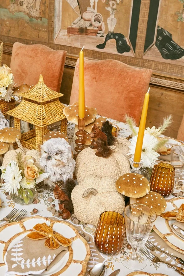 Sanat Sepet İşleri Pastel Renk Konik Şamdan Mum - 4' Lü Set - 2