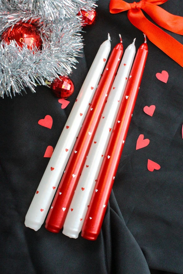 Sanat Sepet İşleri DESENLİ EL YAPIMI ÖZEL TASARIM PİNTEREST ŞAMDAN MUMU ürün görseli 1