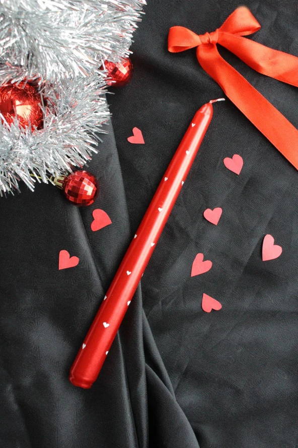 Sanat Sepet İşleri DESENLİ EL YAPIMI ÖZEL TASARIM PİNTEREST ŞAMDAN MUMU - 6