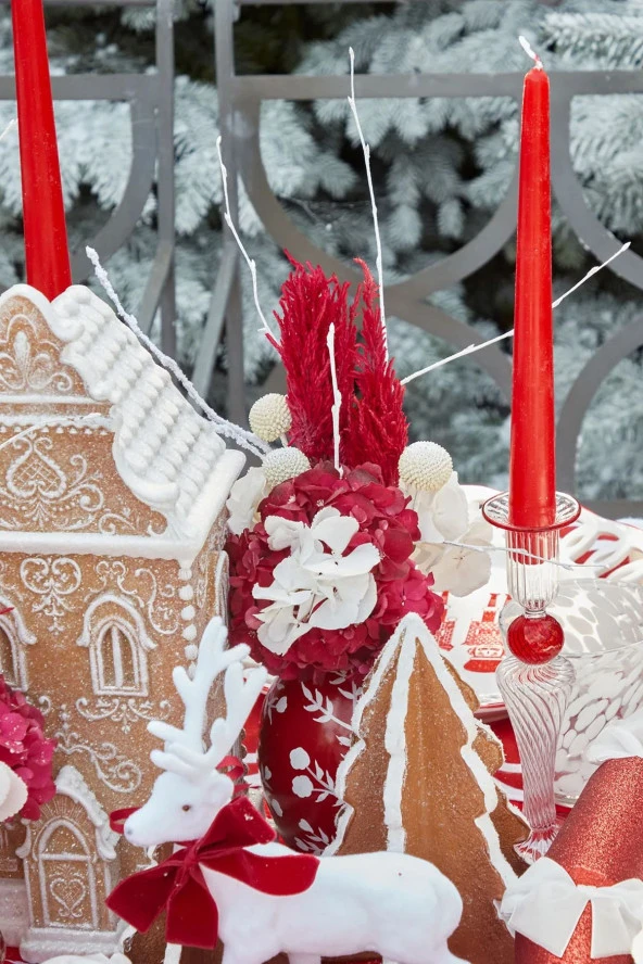 Sanat Sepet İşleri Pastel Renk Konik Şamdan Mum - 4' Lü Set - 4