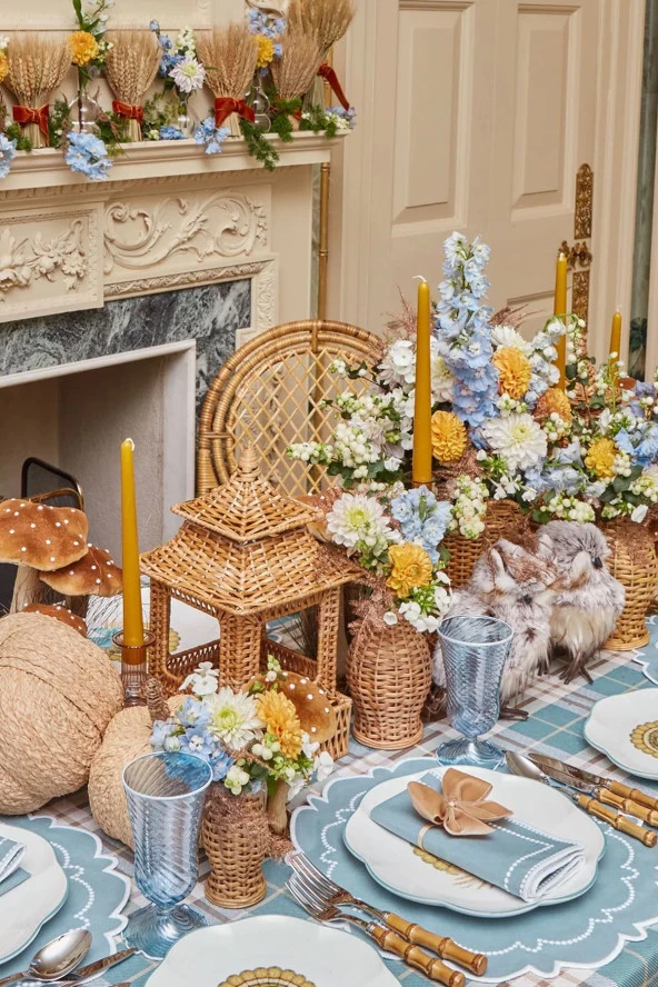 Sanat Sepet İşleri Pastel Renk Konik Şamdan Mum - 4' Lü Set - 6