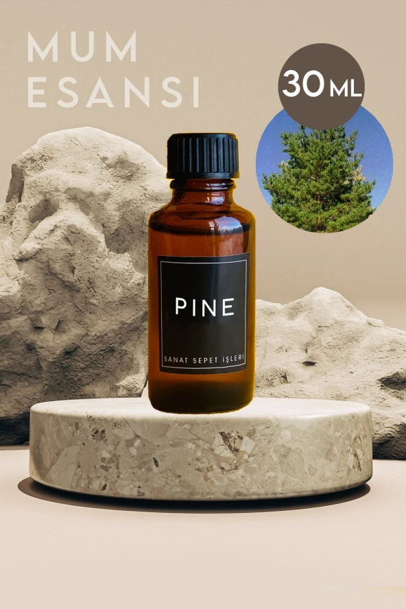 Sanat Sepet İşleri Çam Kokulu Mum Esansı 30ml