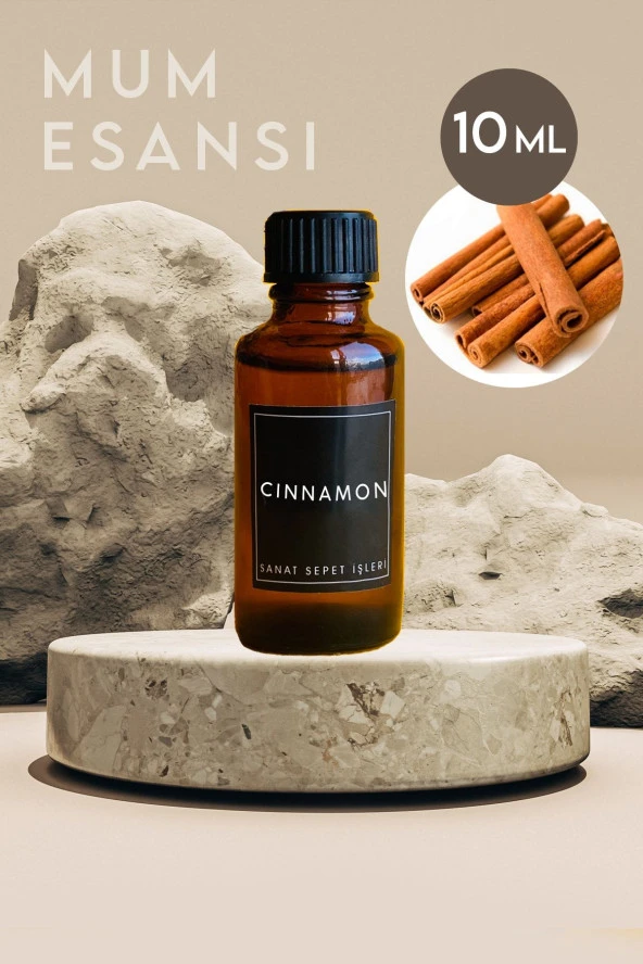 Sanat Sepet İşleri Tarçın Kokulu Mum Esansı 10ml