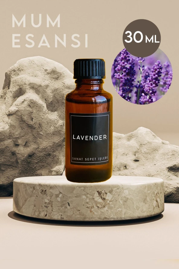 Sanat Sepet İşleri Lavanta Kokulu Mum Esansı 30ml
