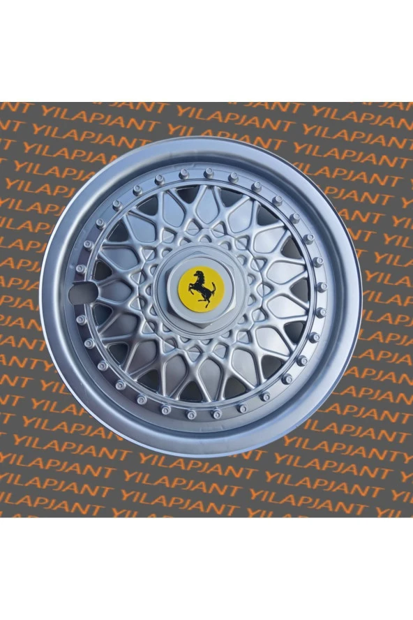 Ferrari armalı 13 inç Şahin Jant Kapağı BBS model 4adet 3091fer - 1