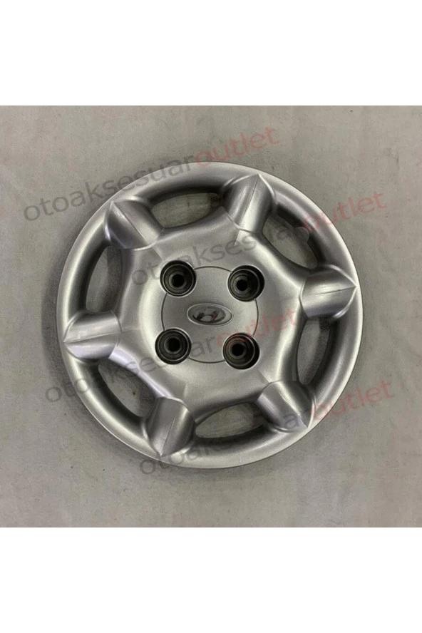 Hyundai Jant Kapağı Bijonlu 13 Inc (kırılmaz) Kelepçe Hediyeli 3306 - 1