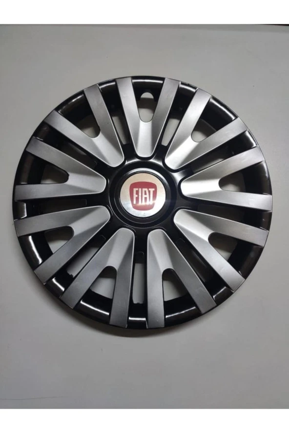 13 Inç Jant Kapağı Gri Renkli Fiat 4 Adet Amblem 3911G9fiat