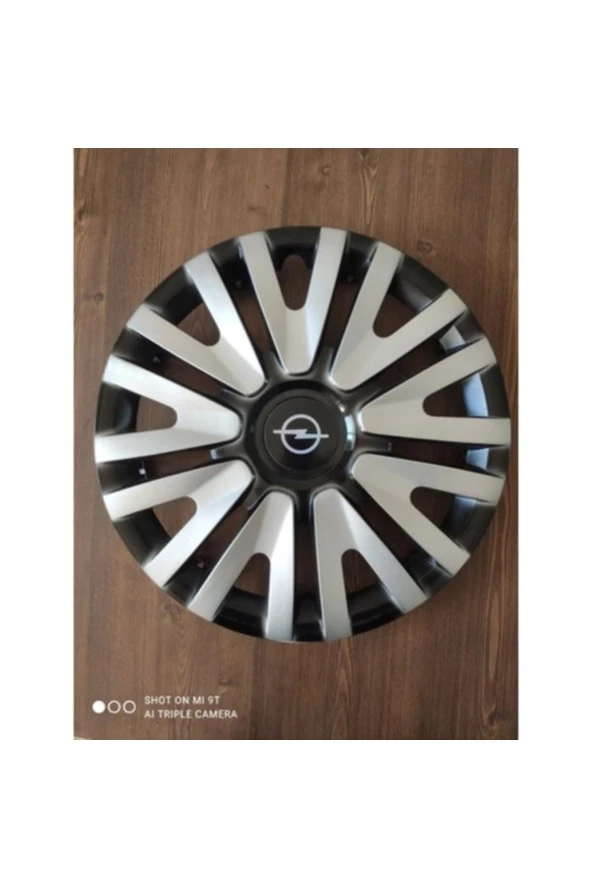 13 Inç Jant Kapağı Opel Gri Renkli Kırılmaz 4 Adet Amblem 3911G9opel - 1