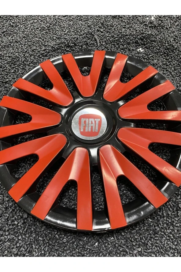 Fiat 13 Inc Kırmızı Renkli Jant Kapağı Kırılmaz 3911K9fiat