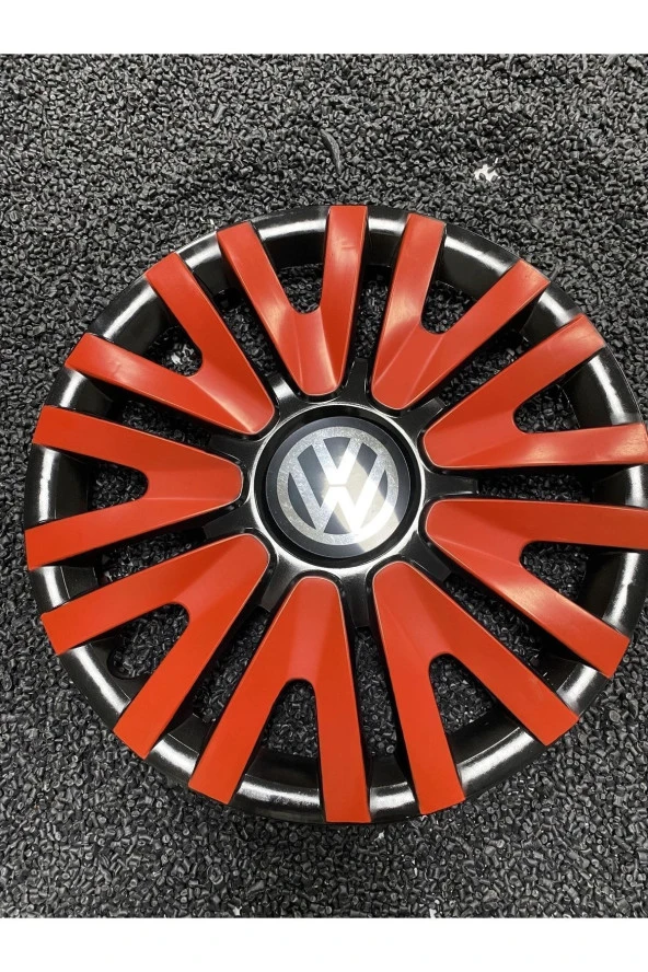 Volkswagen 13 Inc Kırmızı Renkli Jant Kapağı Kırılmaz 3911K9ww ürün görseli
