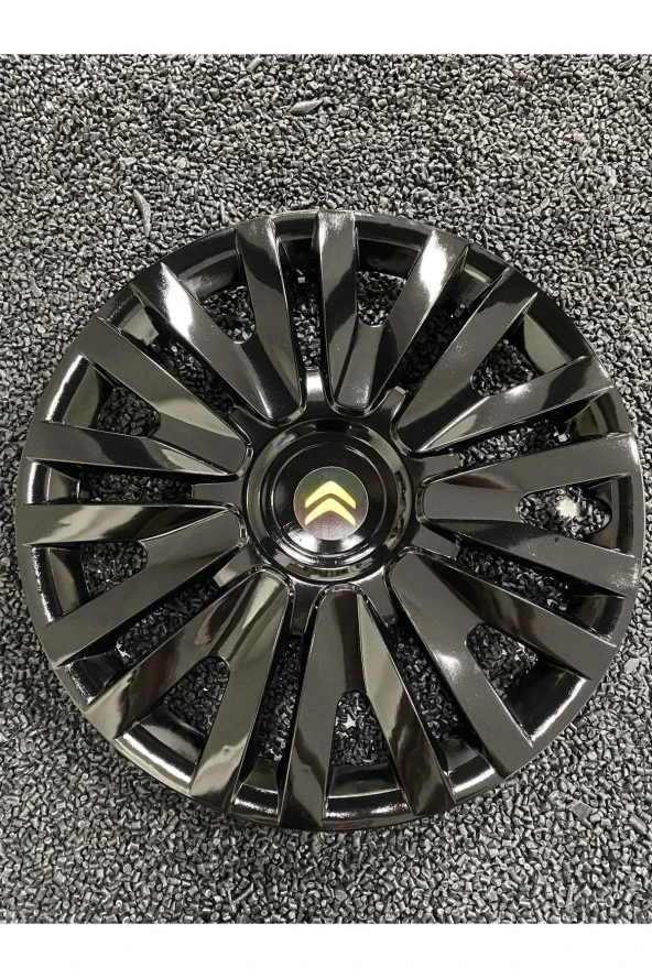 Citroen 13 Inc Jant Kapağı Siyah Kırılmaz 4 adet 3911syhcitroen