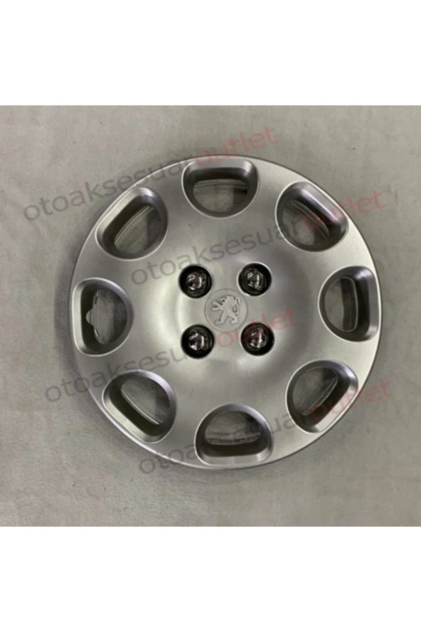 Peugeot 306 14 Inc Kırılmaz 4 Adet Jant Kapağı Arma Ve Kelepçe 4616