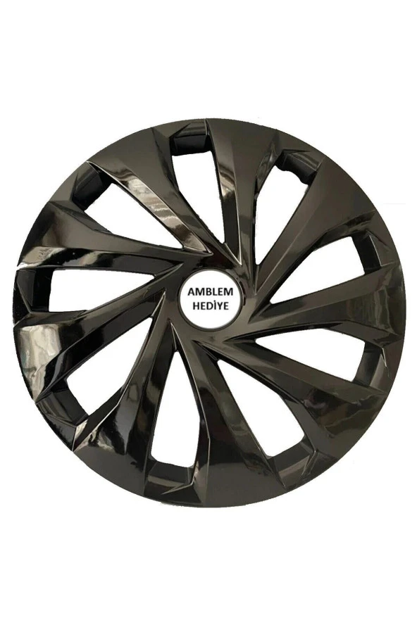 Toyota 14 İnç Jant Kapağı Siyah Kırılmaz 4 adet 4810syhtoyota - 1
