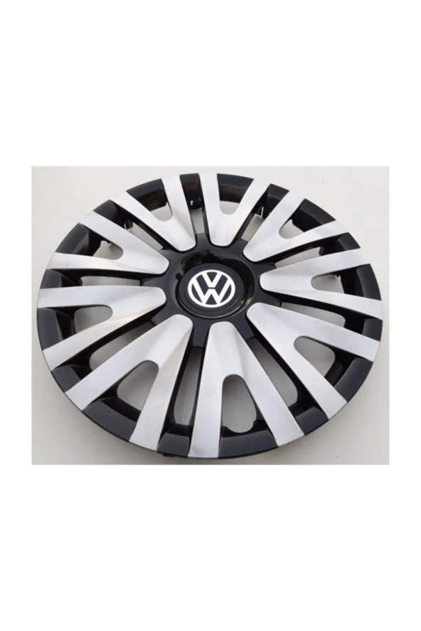 14'' Inç Volkswagen Jant Kapağı 4 Adet Çelik Jant Görünümlü Renkli - Kırılmaz Esnek 4911G9ww - Resim 2