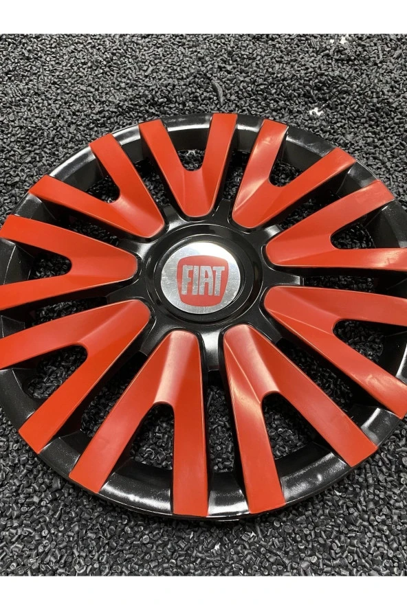 Fiat 14 Inc Kırmızı Renkli Jant Kapağı Kırılmaz 4911K9fiat ürün görseli