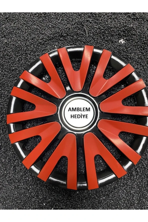 RENAULT 14 INC KIRMIZI Renkli JANT KAPAĞI KIRILMAZ RENO 4911K9renault ürün görseli 1