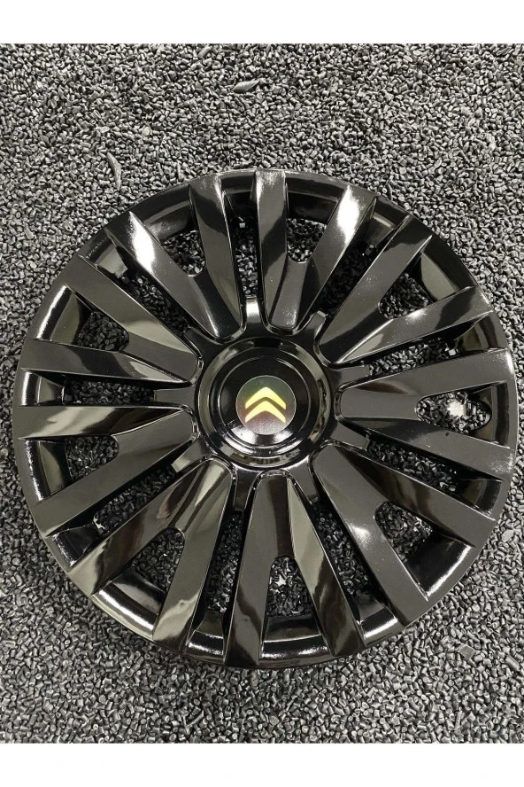 Citroen 14 Inc Jant Kapağı Siyah Kırılmaz 4911syhcitroen