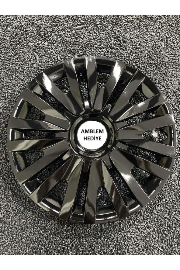 RENAULT 25 UYUMLU 14" JANT KAPAĞI KIRILMAZ SİYAH 4911syhrenault