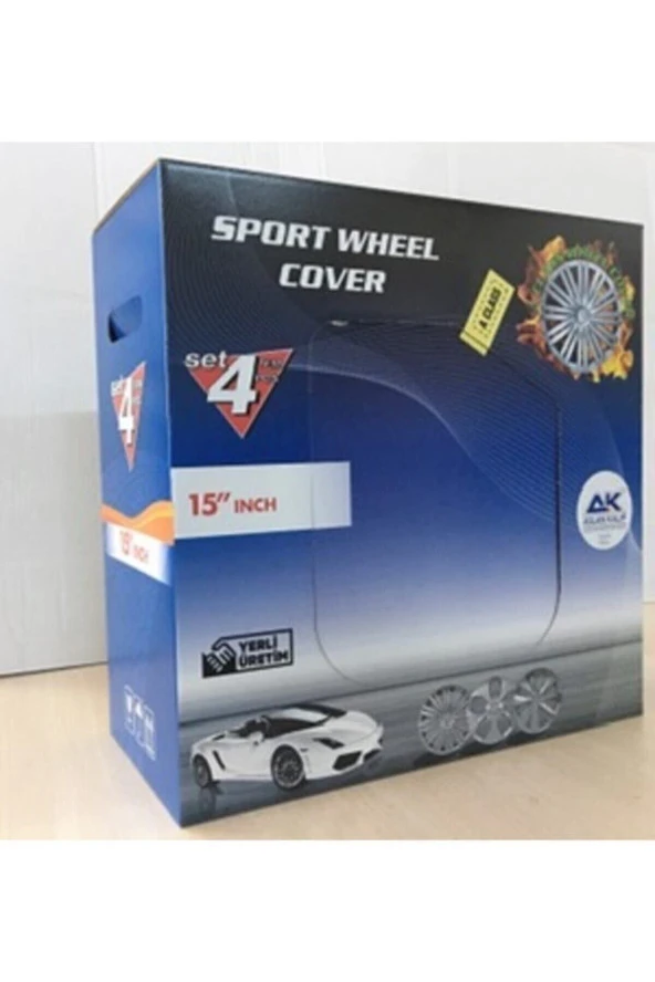 Jantest Fiat Linea 15 Inc Kırılmaz Esnek 4 Adet Jant Kapağı 5110 - 3