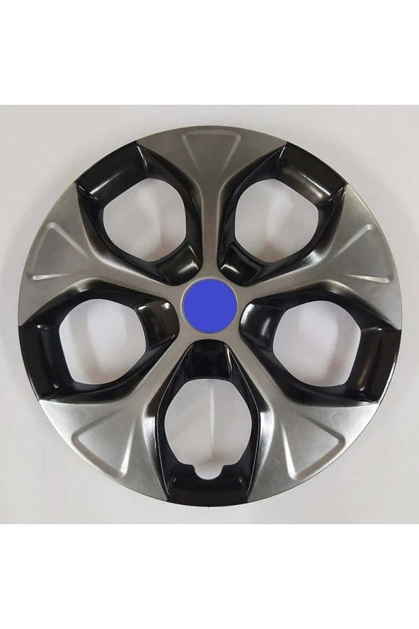Ford Courier 15"inç Kırılmaz 4 Adet 1 Takım Siyah Gri Renkli Jant Kapağı 5310Çiftford
