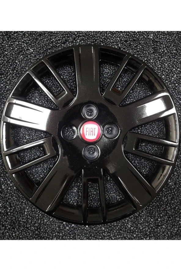 Fiat Doblo Siyah Jant Kapağı 15 inç 4bijon 4 adet gönderiliyor 5170syh - 2