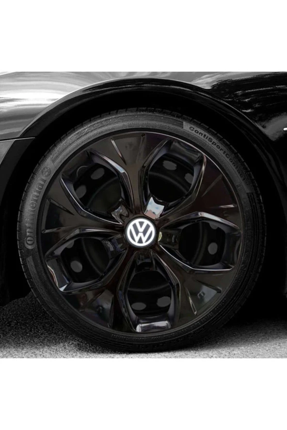 Volkswagen 15 Inc Siyah Jant Kapağı Kırılmaz. 5310syhww ürün görseli 1