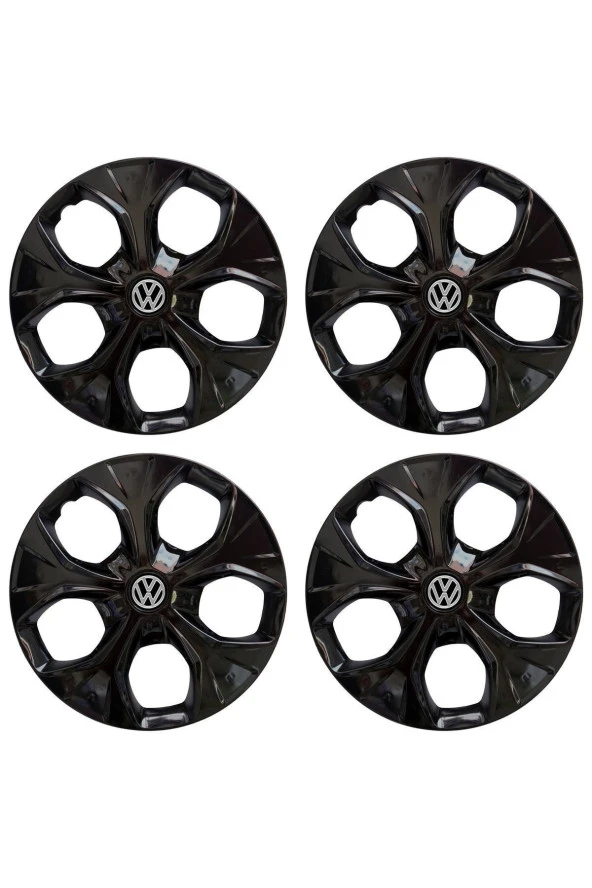 Kırılmaz Volkswagen Polo 15'' Inç Uyumlu Jant Kapağı 4 Adet 1 Takım 1009 5310syhww - 2