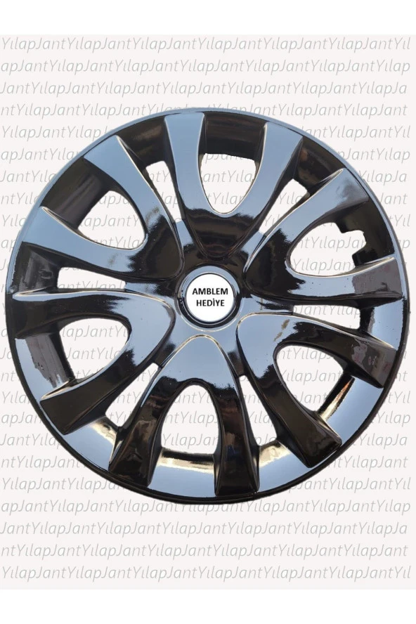 RENAULT 15 INC SİYAH JANT KAPAĞI KIRILMAZ RENO 5730syhrenault ürün görseli 1