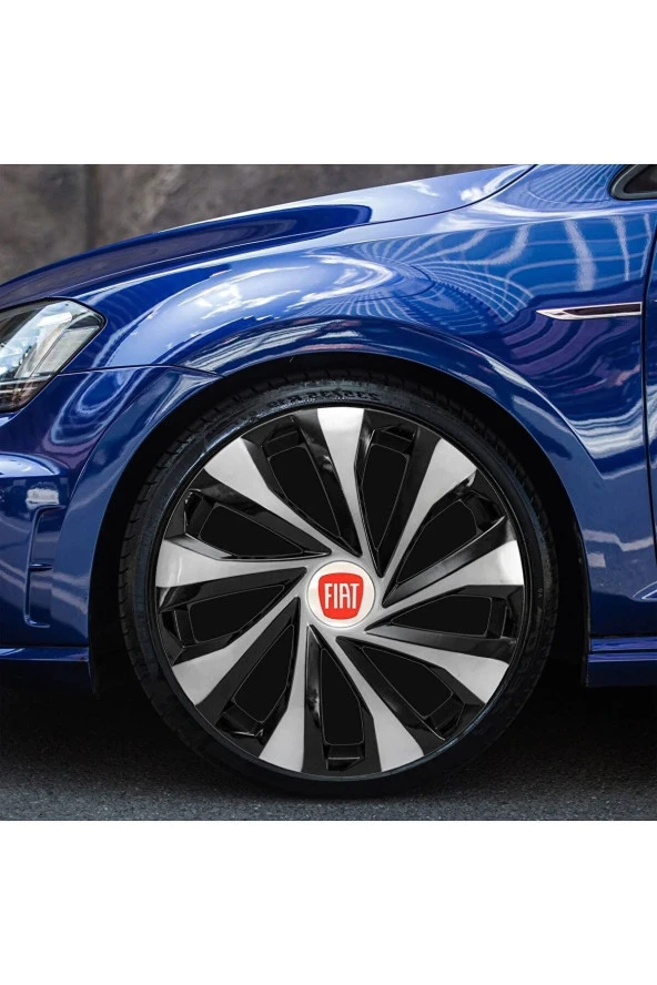 Fiat 15 INC JANT KAPAĞI RENKLİ KIRILMAZ 5810Çiftfiat
