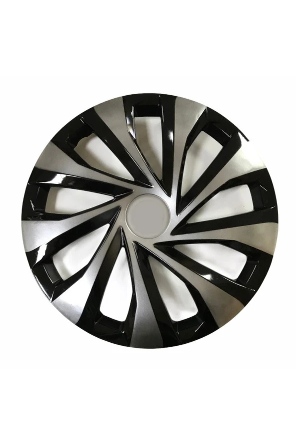 Ford Fiesta 15"inç Kırılmaz 4 Adet 1 Takım Siyah Gri Renkli Jant Kapağı 5810Çiftford