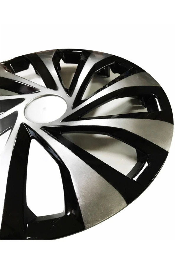 Ford Fiesta 15"inç Kırılmaz 4 Adet 1 Takım Siyah Gri Renkli Jant Kapağı 5810Çiftford - Resim 3