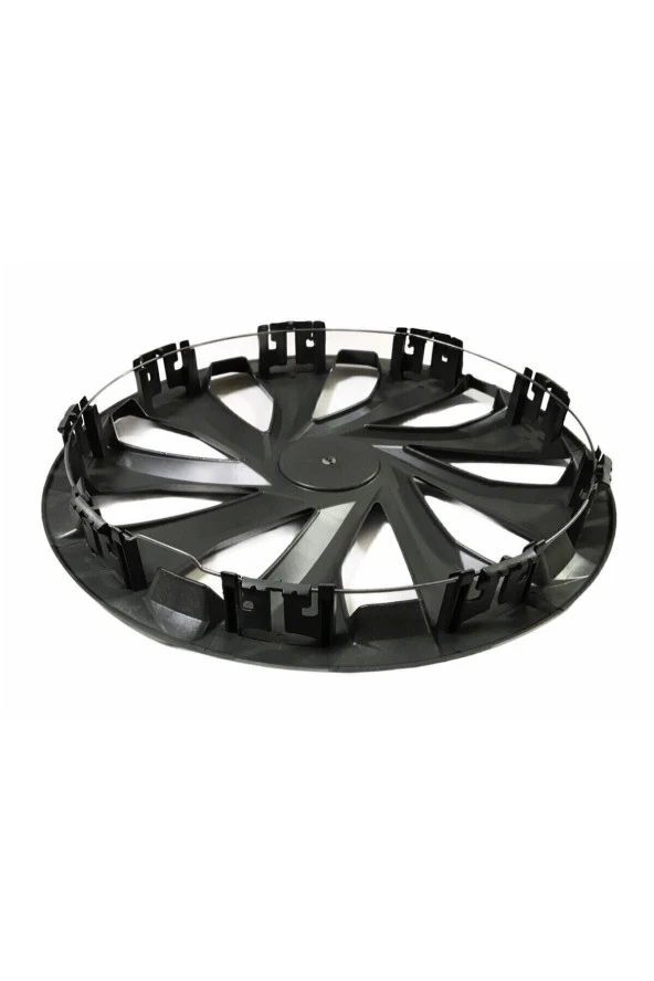 Citroen C-elysee Uyumlu 15 Inç Piano Black Siyah Renkli Jant Kapağı 4 Adet 5810Çiftcitroen - Resim 2