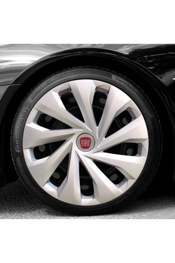 Kırılmaz Fiat Linea 15'' Inç Uyumlu Jant Kapağı 4 Adet 1 Takım 2002 5810fiat